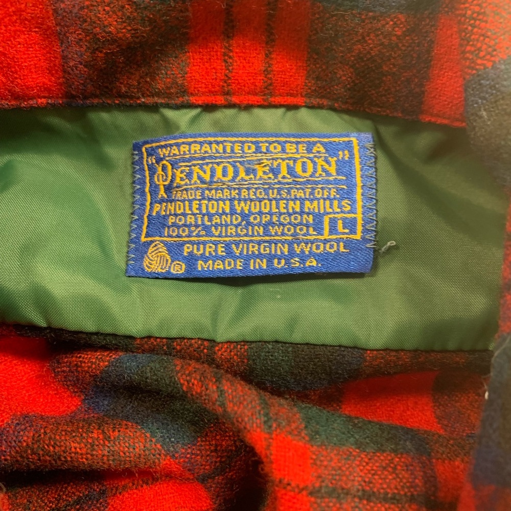 Men’s Pendleton Flannel Size Large - image 2